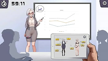 Silver haired dame anime pornography using a hitachi in a public lecture new anime pornography gameplay