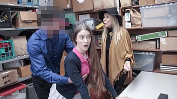 Teenage and Her Granny Fucked by Freak Mall Officer for Stealing from Mall Premises - Fuckthief