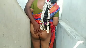 Tamil aunty long hair fuck-fest with obedient fellow