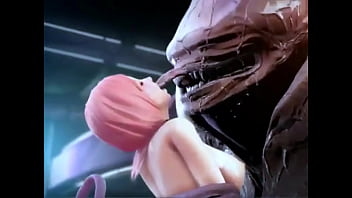 Cute dame get arse boinking with alien - Hentai Three dimensional 15