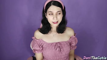 Your doll-faced she-creature girlfriend DaniTheCutie wants a romantic encounter so you make her deep-throat your shaft and spunk inside her sugary-sweet butt to shut her up