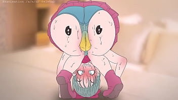 Piplup On The Culo of Bulma !Pokemon and dragon ball anime Anime porno ( Animation 2d fucky-fucky )porn