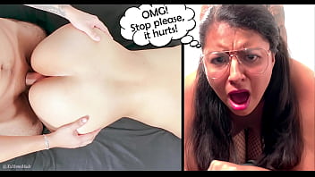 First-ever TIME ANAL! - Very torturous Rectal penetration invasion surprise with a sumptuous Scarcely legitimate year aged Latina college student.