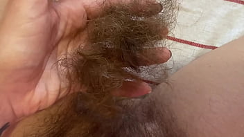 TRIMMING MY Super Long Vag HAIR CLOSEUP