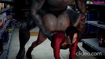 Mr X gives Claire Redfield a super-cute superb fucking