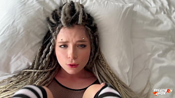 Magnificent Informal Nymph with Dreadlocks and Piercings Deepthroats, Rough Romps and Jizz Swallows