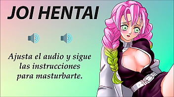 JOI anime porno con Mitsuri. Super Gangbang. En españ_ol.