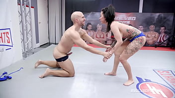 Dan Ferrari Keeps His Streak Alive, Facefucks and Fucks Lily Lane Right On The Mat