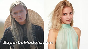 SUPERBE MODELS - (Dasha Elin, Bella Luz) - Ash-blonde COMPILATION! Handsome Models De-robe Slowly And Showcase Their Perfect Bodies Only For You