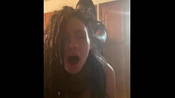 Magnificent latina dreadhead gets bent over kitchen counter and gets her brains nailed out